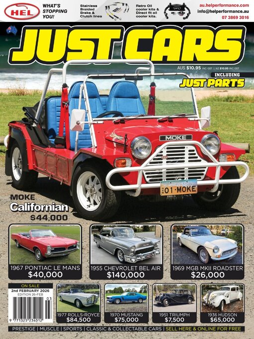 Title details for Just Cars by JUST AUTO Classifieds Pty Ltd - Available